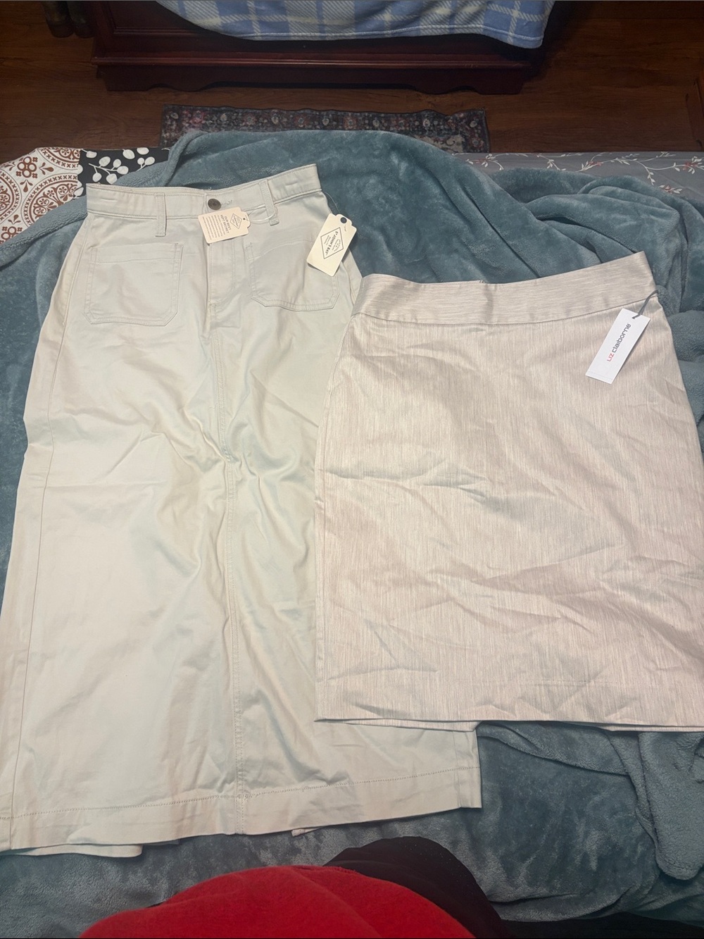2 Woman’s Light Beige skirt